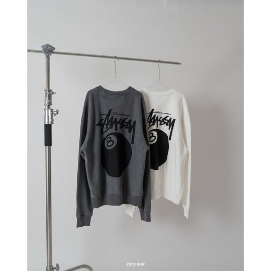 Stussy 8 BALL Crew Pigment Dyed Sweater — ภาพสินค้า 1