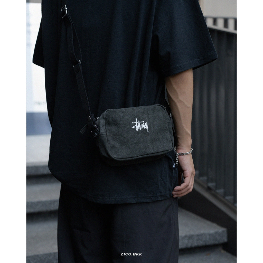 Stussy Canvas Side Pouch Bag