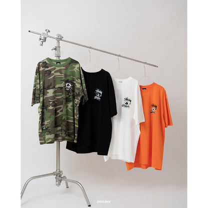 Stussy Fresh Foils Tee (Black, White, Coral, Camo)