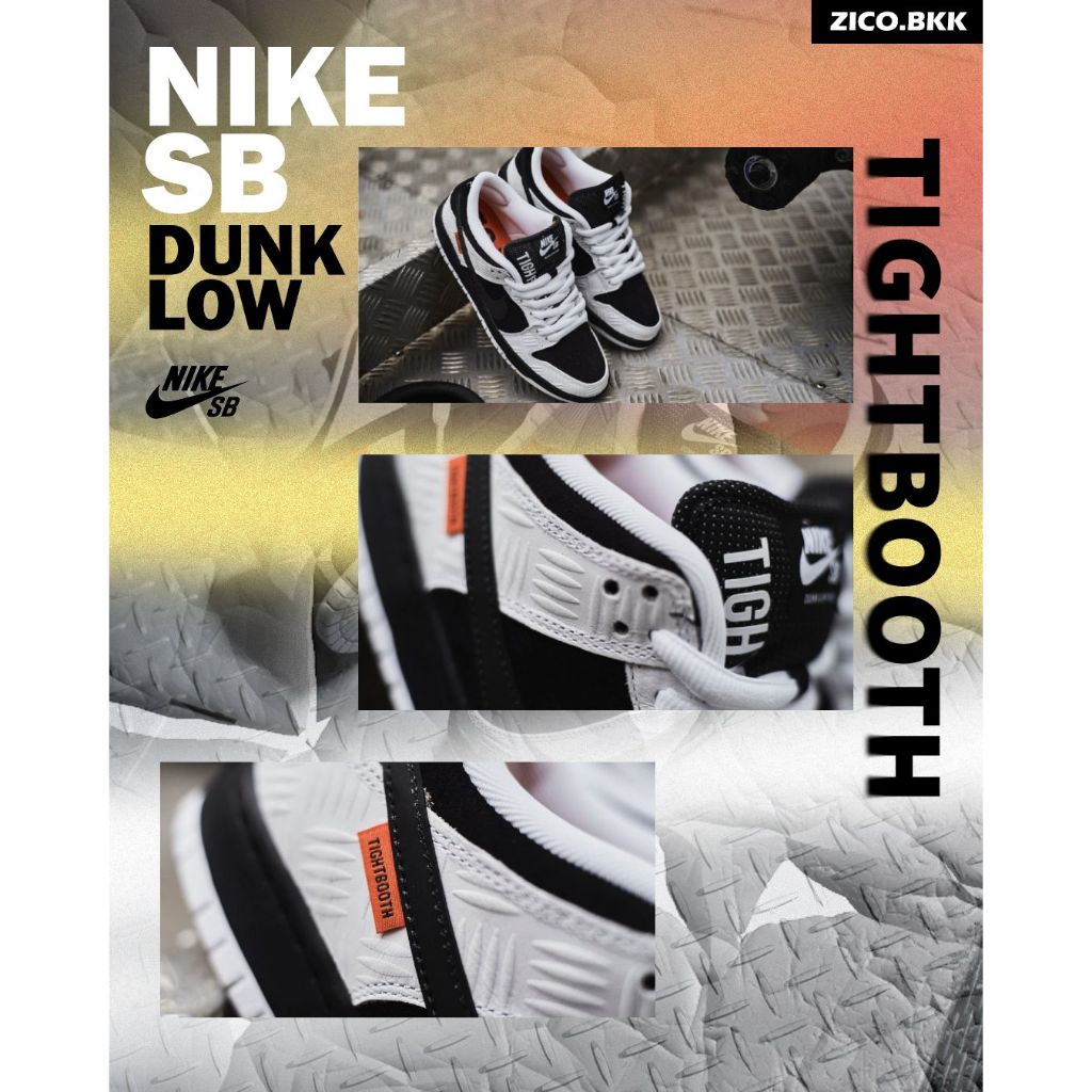 Nike SB Dunk Low X Tightbooth [FD2629] — ภาพสินค้า 3