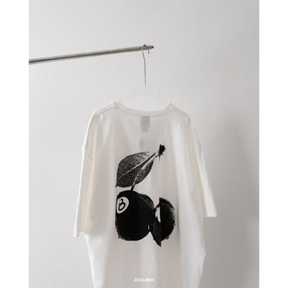 Stussy Cherries Tee Fog/Black/White/Berry
