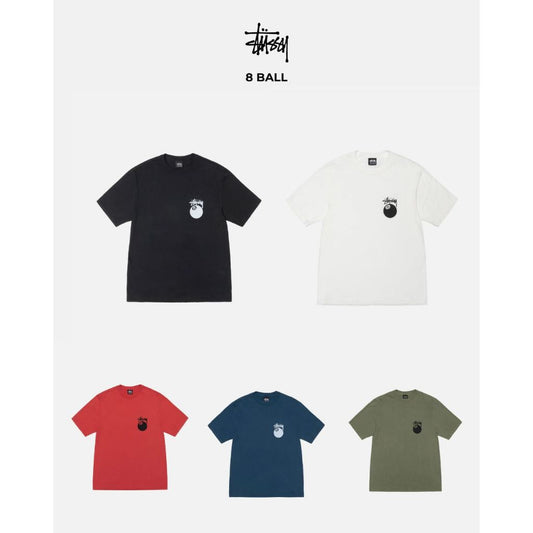พร้อมจัดส่ง!! [ZICO.BKK] Stussy 8 Ball Tee Pigment Dyed