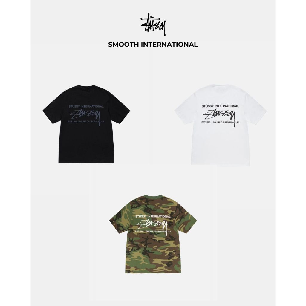 Stussy Smooth International Tee - Stussy T-Shirt | ZICO.BKK