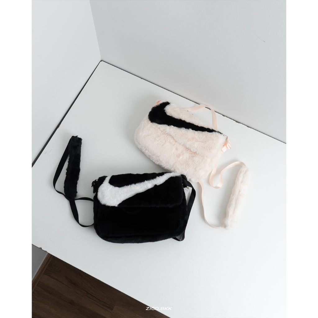 Nike Sportswear Futura 365 Faux Fur Crossbody Bag (FB3048)