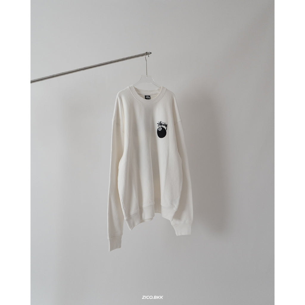 Stussy 8 BALL Crew Pigment Dyed Sweater – Shopee image 7
