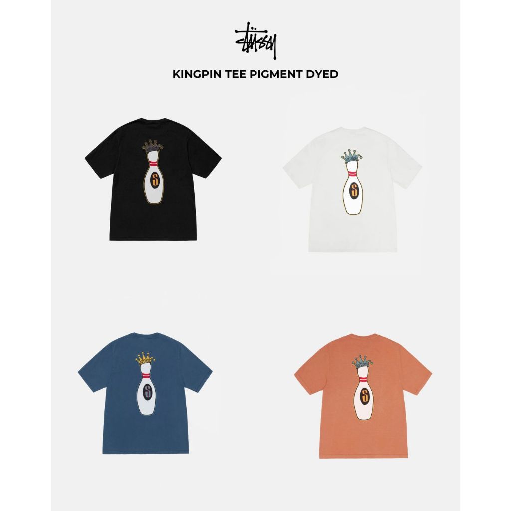 Stussy Kingpin Tee Pigment Dyed — ภาพสินค้า 1