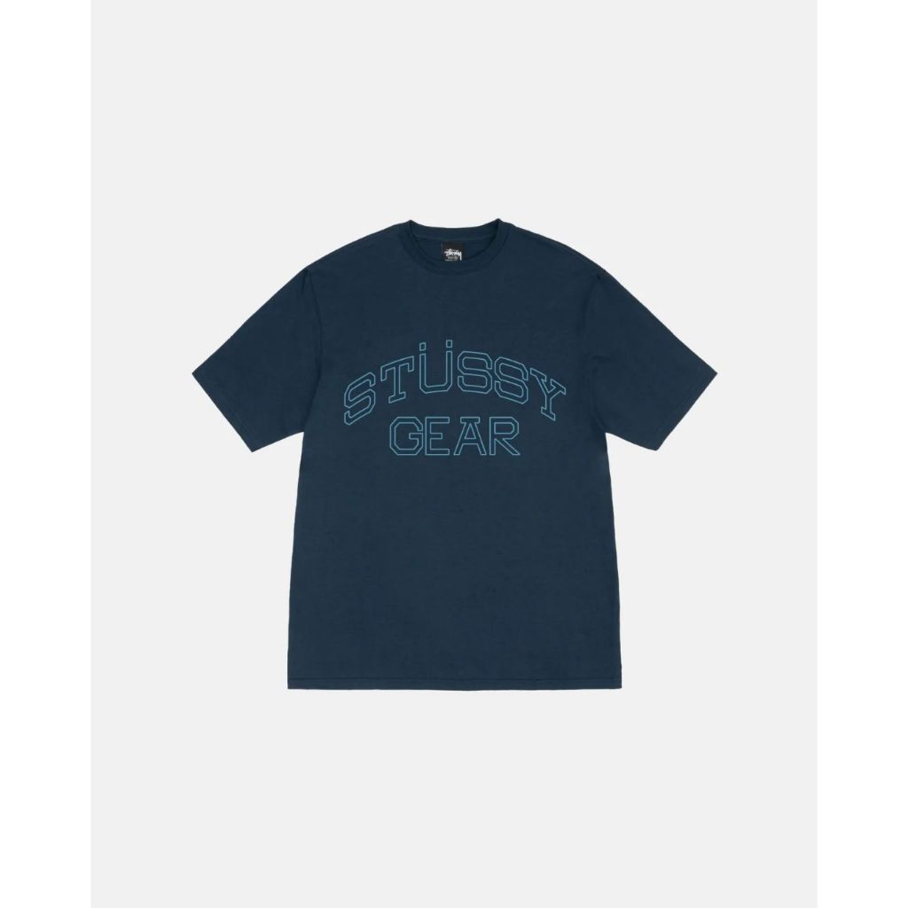 Stussy Gear Tee Black/ White/ Navy/ Oxblood