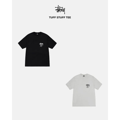 Stussy Tuff Stuff Tee (Black, Fog)
