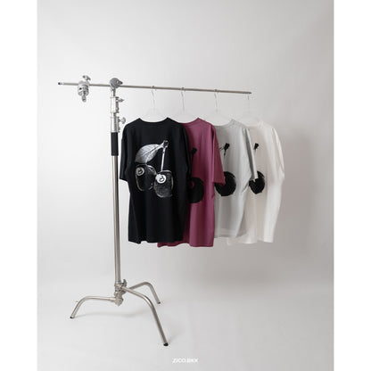 Stussy Cherries Tee Fog/Black/White/Berry