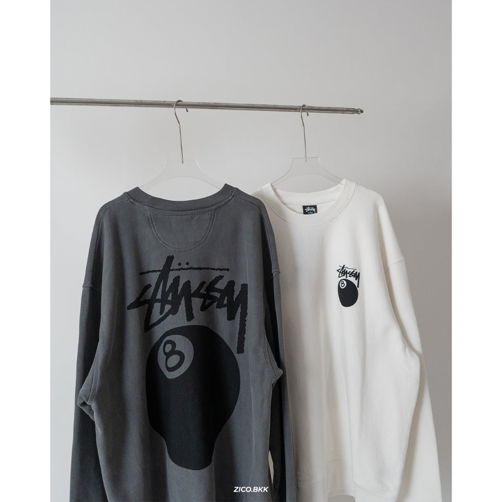 Stussy 8 BALL Crew Pigment Dyed Sweater — ภาพสินค้า 2