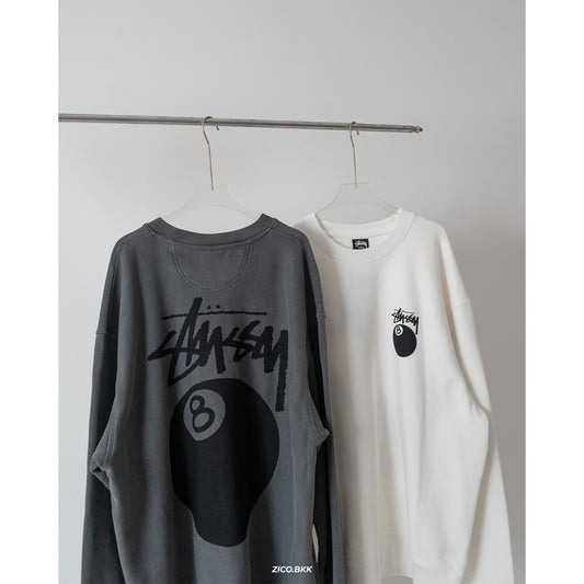 Stussy 8 BALL Crew Pigment Dyed Sweater — ภาพสินค้า 2