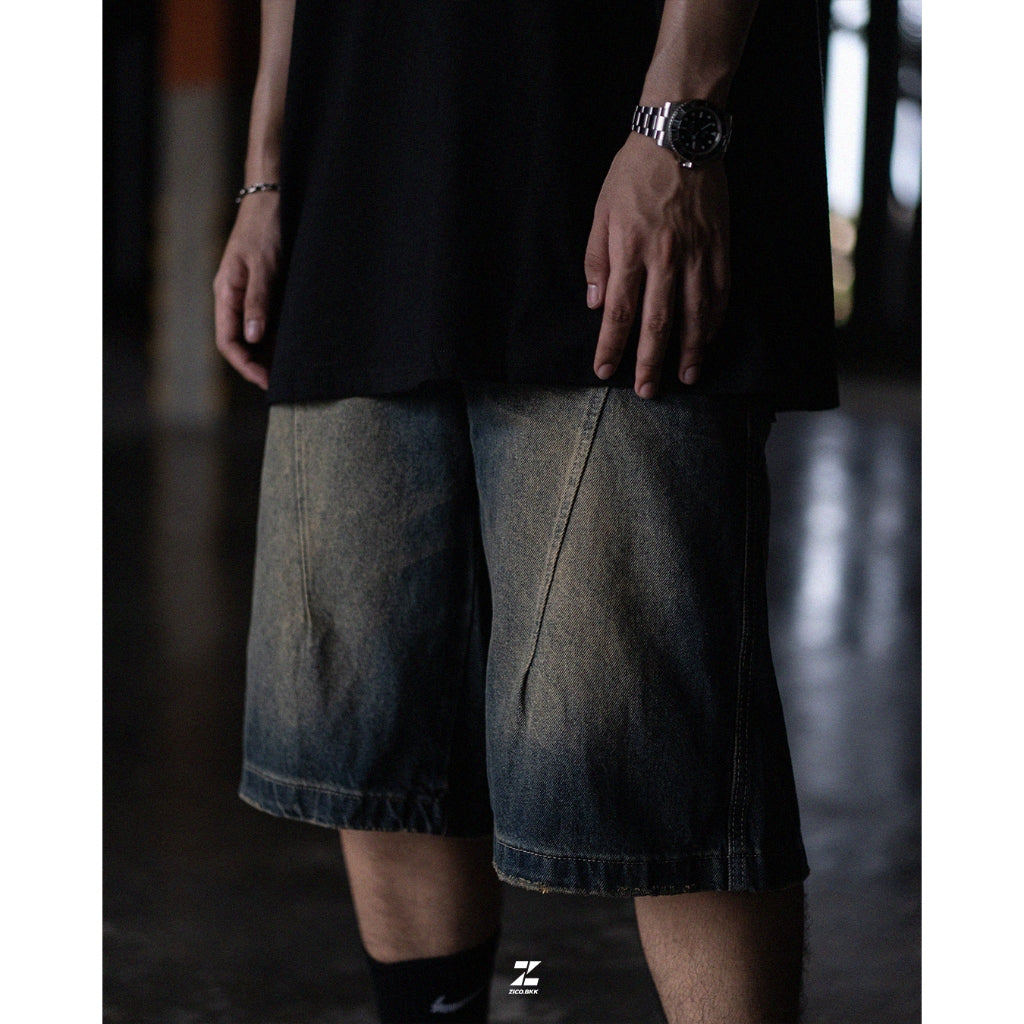 ZICO.BKK Baggy Denim Jorts - ZICO.BKK Pants | ZICO.BKK