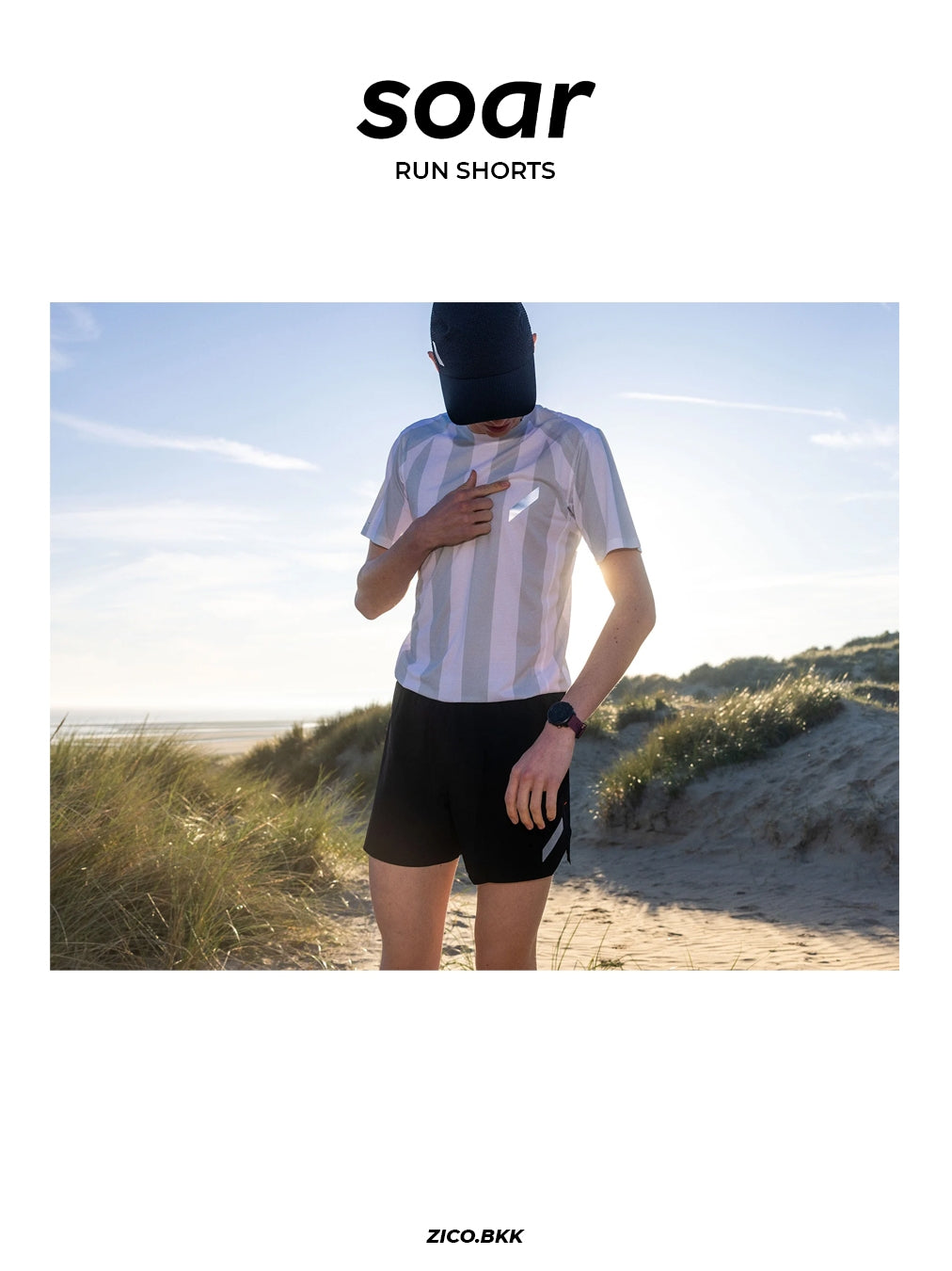 SOAR Men’s Run Shorts – Black – Shopee image 4