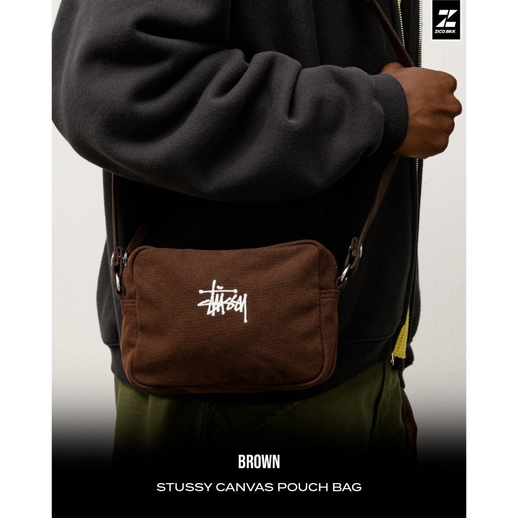 Stussy Canvas Side Pouch Bag
