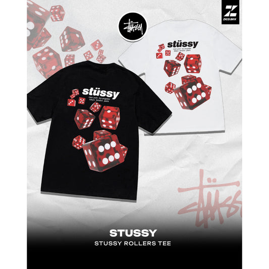 [ZICO.BKK] Stussy Rollers Tee (Black/White)