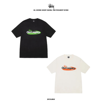 Stussy x Our Legacy Work Shop Swirl Tee Pigment Dyed