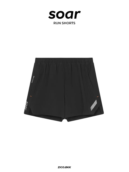 SOAR Men’s Run Shorts – Black — ภาพสินค้า 1