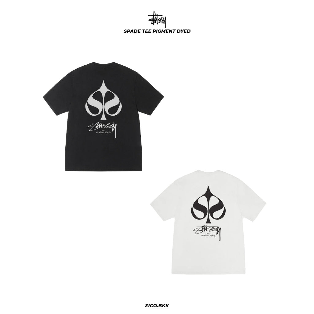 Stussy Spade Tee Pigment Dyed