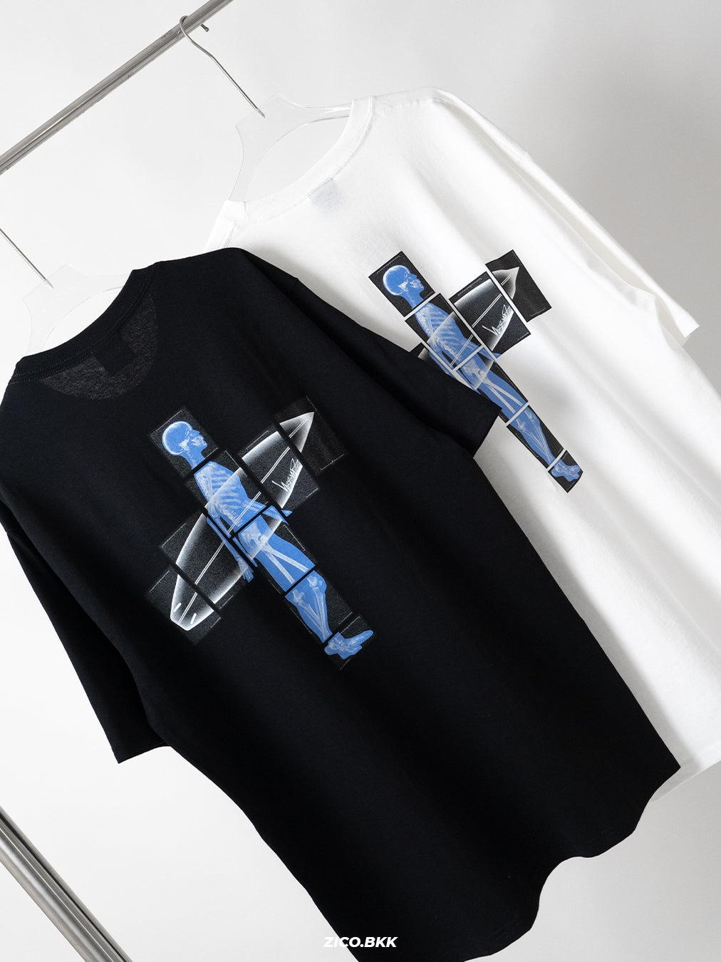 Stussy Body Scan Tee (Black/White) – Shopee image 5