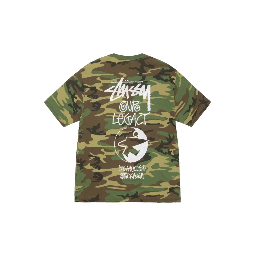 Stussy x Our Legacy Work Shop Surfman Tee Pigment Dyed - Stussy T-Shirt | ZICO.BKK