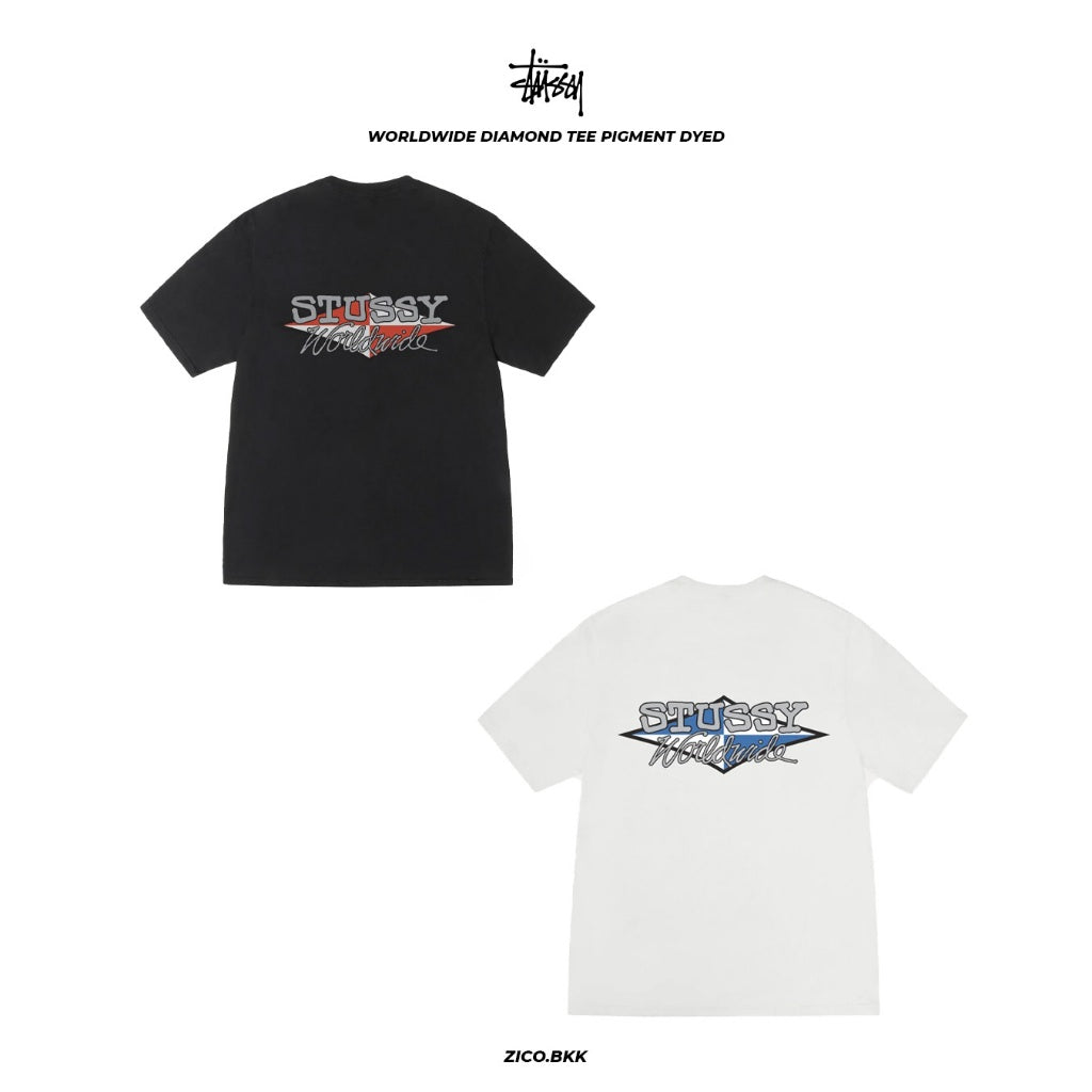 Stussy Worldwide Diamond Tee Pigment Dyed