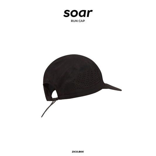 SOAR Run Cap – Black - SOAR Running Cap | ZICO.BKK