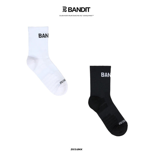 Bandit Cushion Run Socks w/ CoolMax™ (1 Pack = 2 คู่)