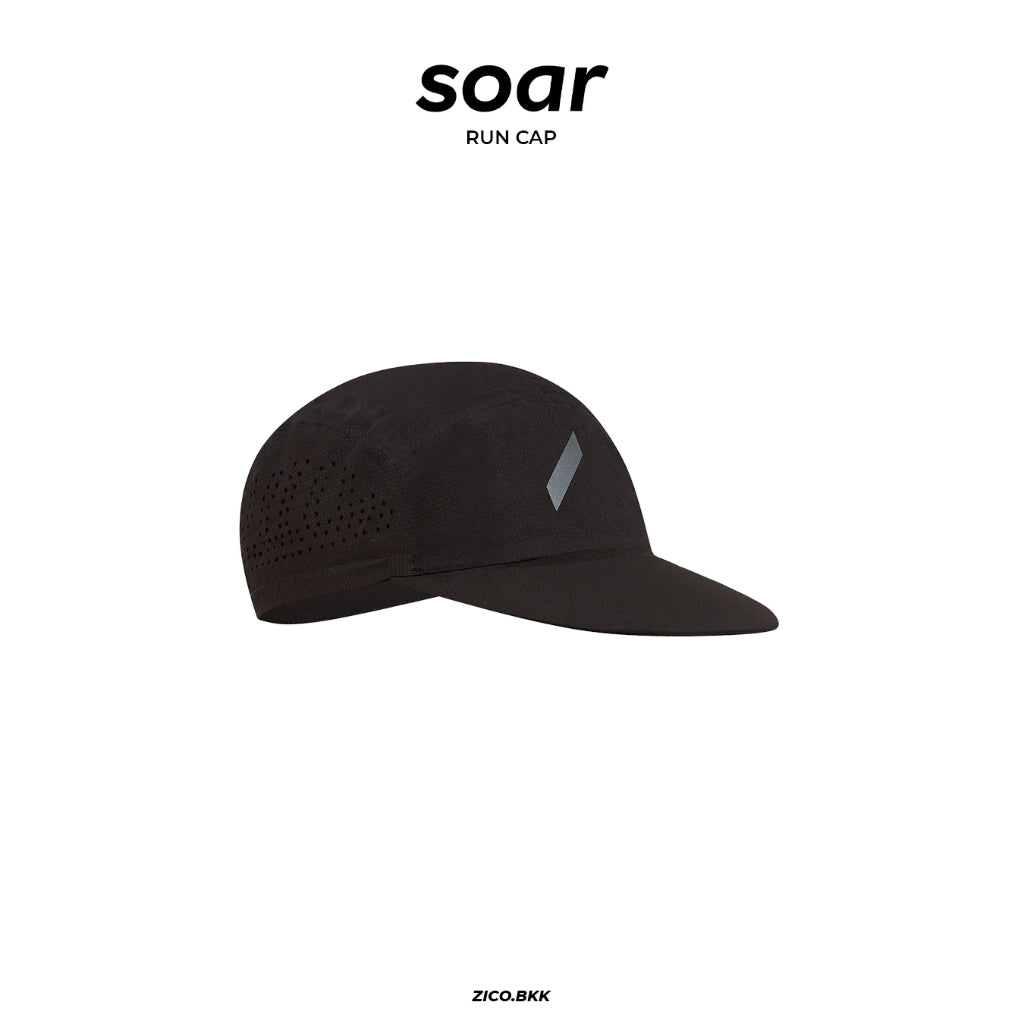SOAR Run Cap – Black