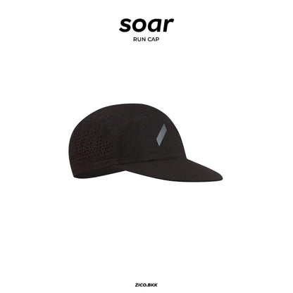 SOAR Run Cap – Black