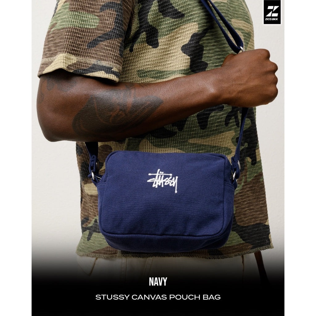 Stussy Canvas Side Pouch Bag