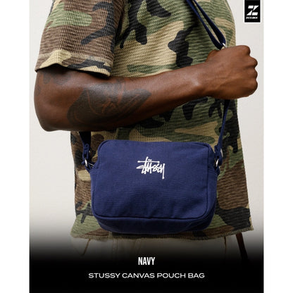 Stussy Canvas Side Pouch Bag