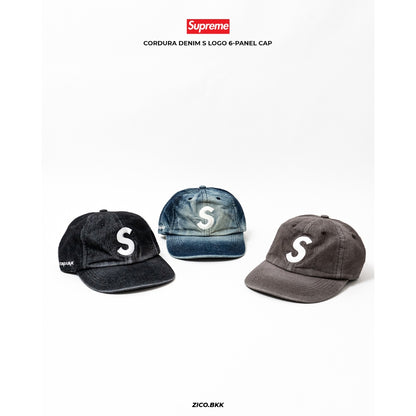 Supreme Cordura® Denim S Logo 6-Panel Cap (SS25)