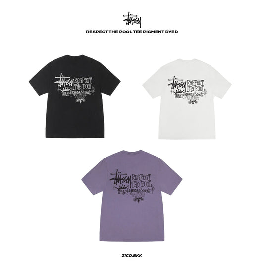 Stussy Respect The Pool Tee Pigment Dyed