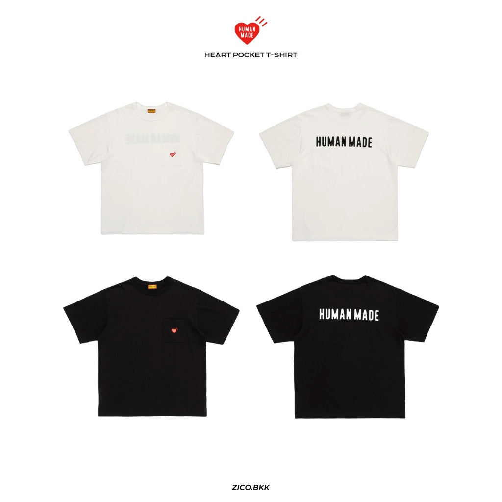 Human Made Heart Pocket Tee (HM30CS048) - Human Made T-Shirt | ZICO.BKK