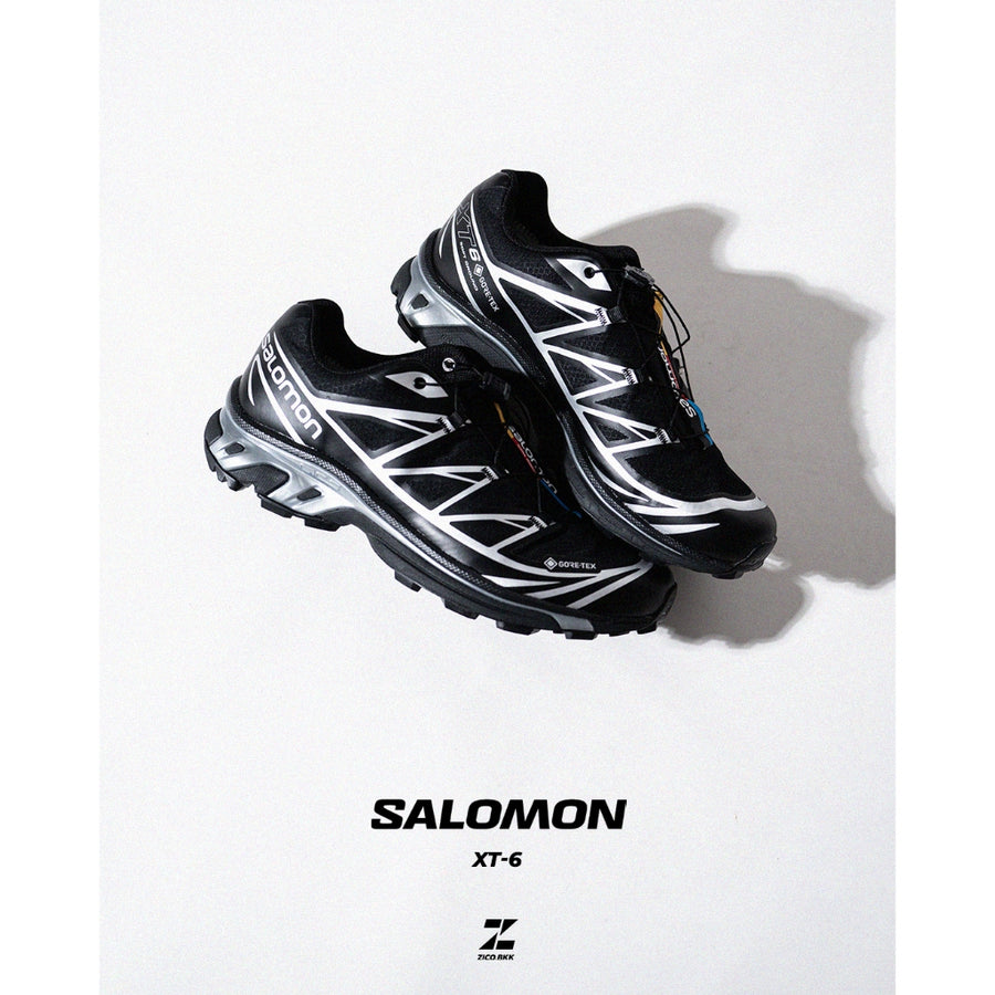 Salomon XT-6 Gore-Tex Black Silver (L47450600) - Salomon Trail Running Shoes | ZICO.BKK