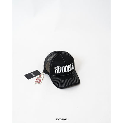 S-Double Mid-Block Curved Peak Trucker Cap