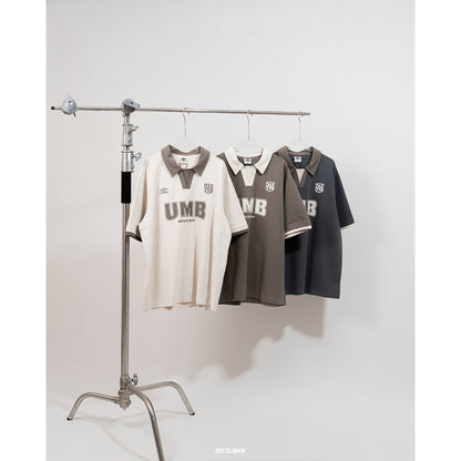UMBR Retro Polo (Drakrock Grey/ Rain Morning/ Gravel Brown)