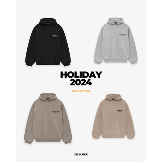 พร้อมจัดส่ง!! Essentials Jersey Crewneck Hoodie (FW24) [Holiday 2024 Collection] ฮู้ดดี้