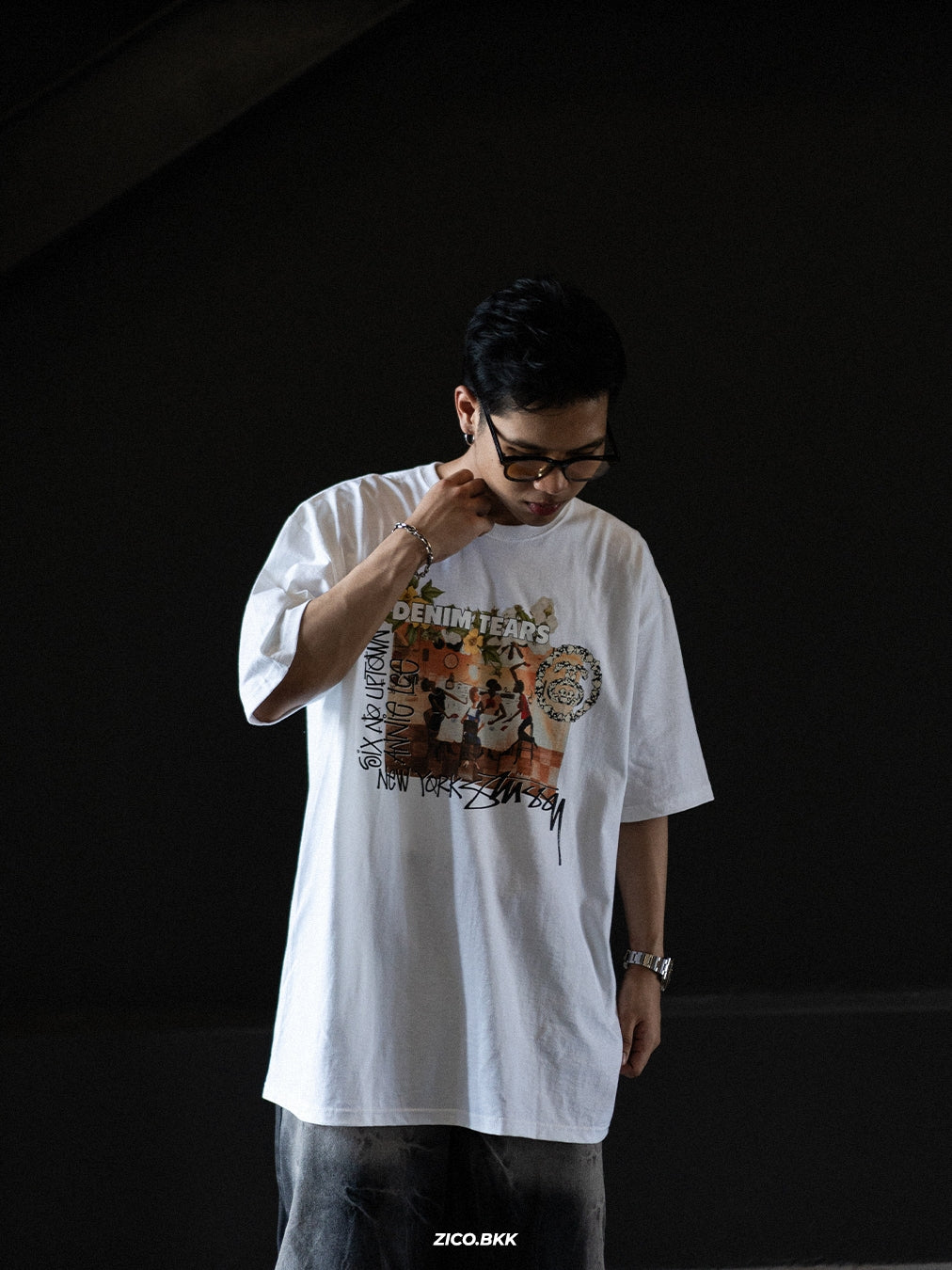 Stussy & Denim Tears Annie Lee Tee – Shopee image 5