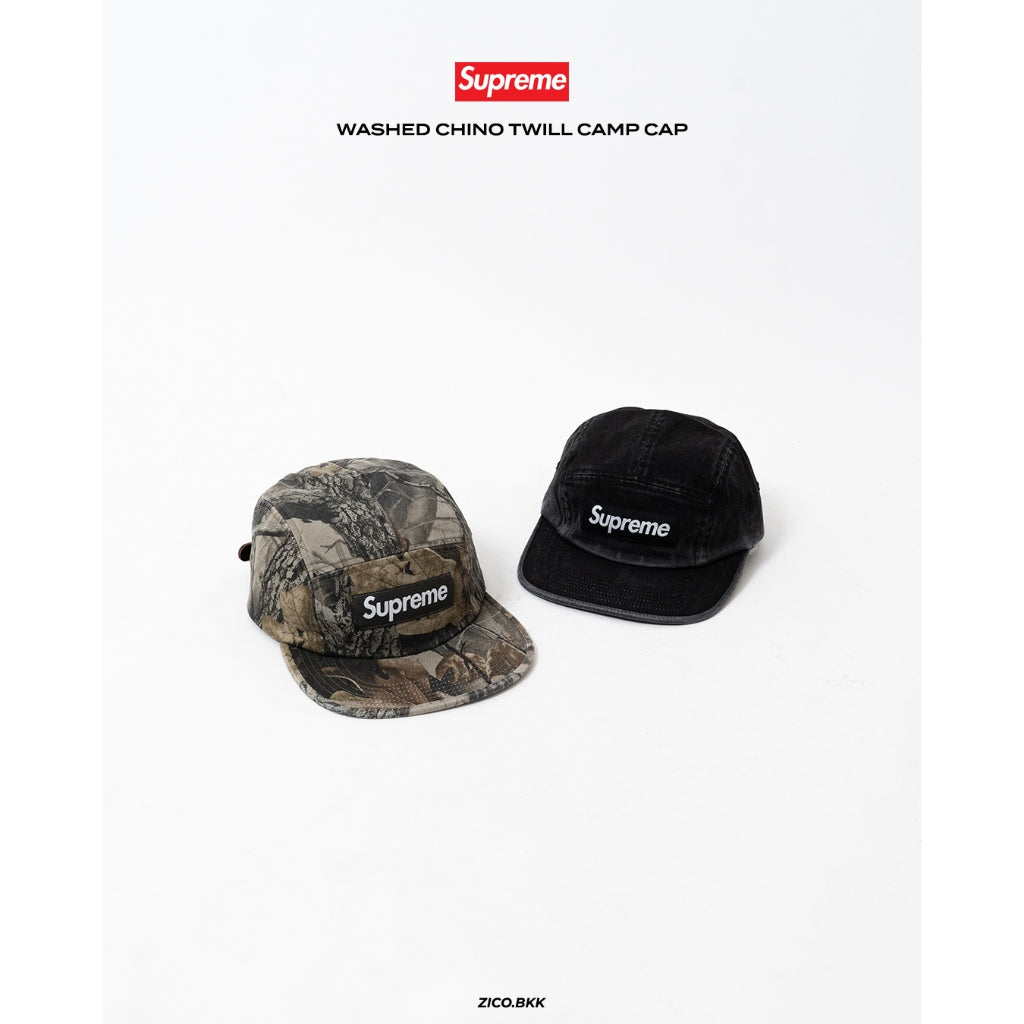 Supreme Washed Chino Twill Camp Cap (SS25)