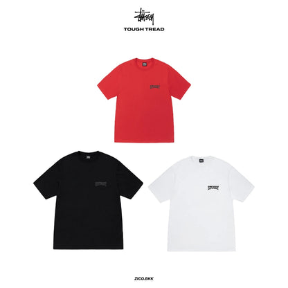 Stussy Tough Tred Tee (Black/White/Cayenne)