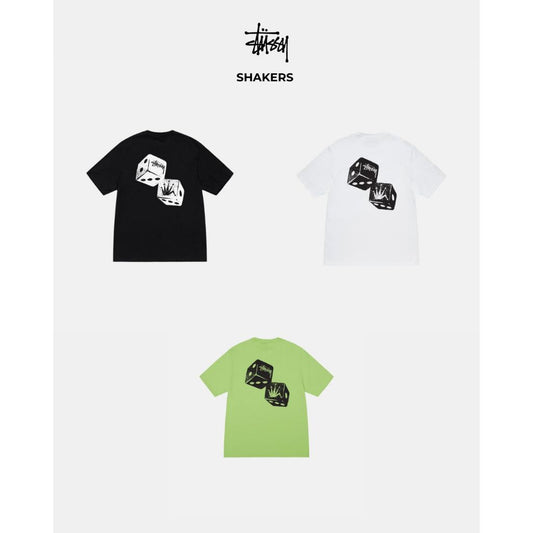 Stussy Shakers Tee (Black/ Tea/ White)