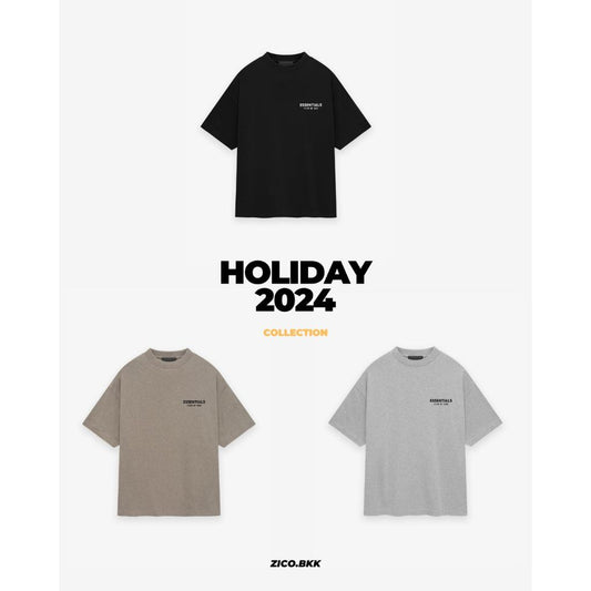 พร้อมจัดส่ง!! [ZICO.BKK] Essentials Jersey Crewneck Tee (FW24) [Holiday 2024 Collection]