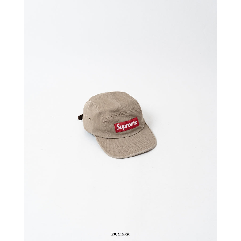 Supreme Washed Chino Twill Camp Cap (FW24) - Supreme Cap | ZICO.BKK