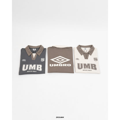 UMBR Retro Polo (Drakrock Grey/ Rain Morning/ Gravel Brown)