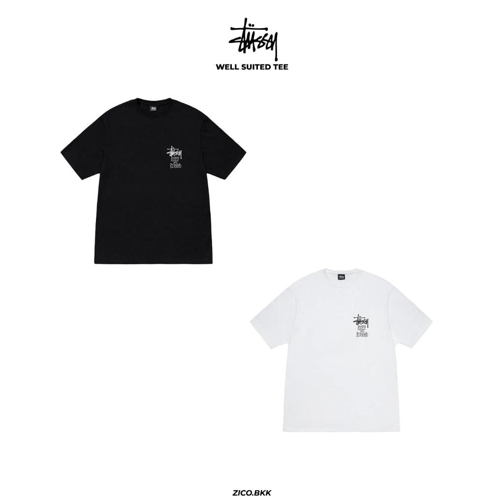 Stussy Well Suited Tee (Black/White)