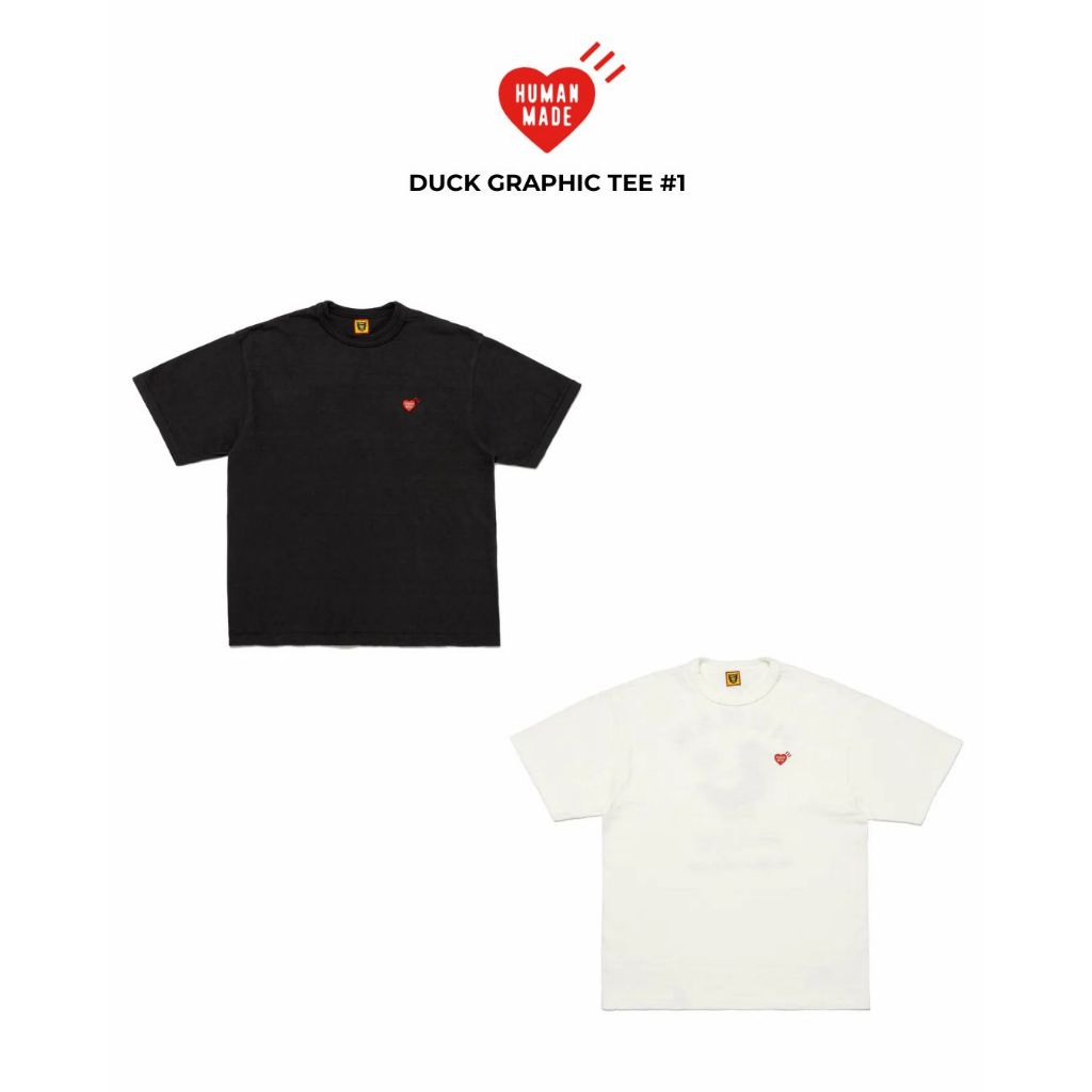 Human Made Animal Graphic Duck T-Shirt - Black — รูปสินค้าจากร้าน Shopee 2
