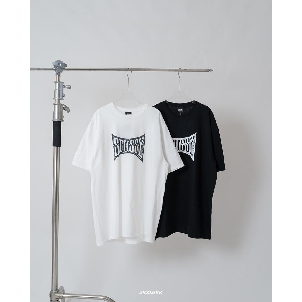 Stussy Champion Tee (Black/White) — ภาพสินค้า 2