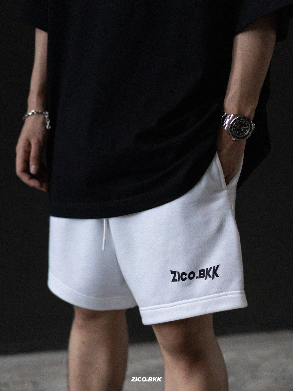 ZICO.BKK Basic Logo French Terry Shorts – Shopee image 7