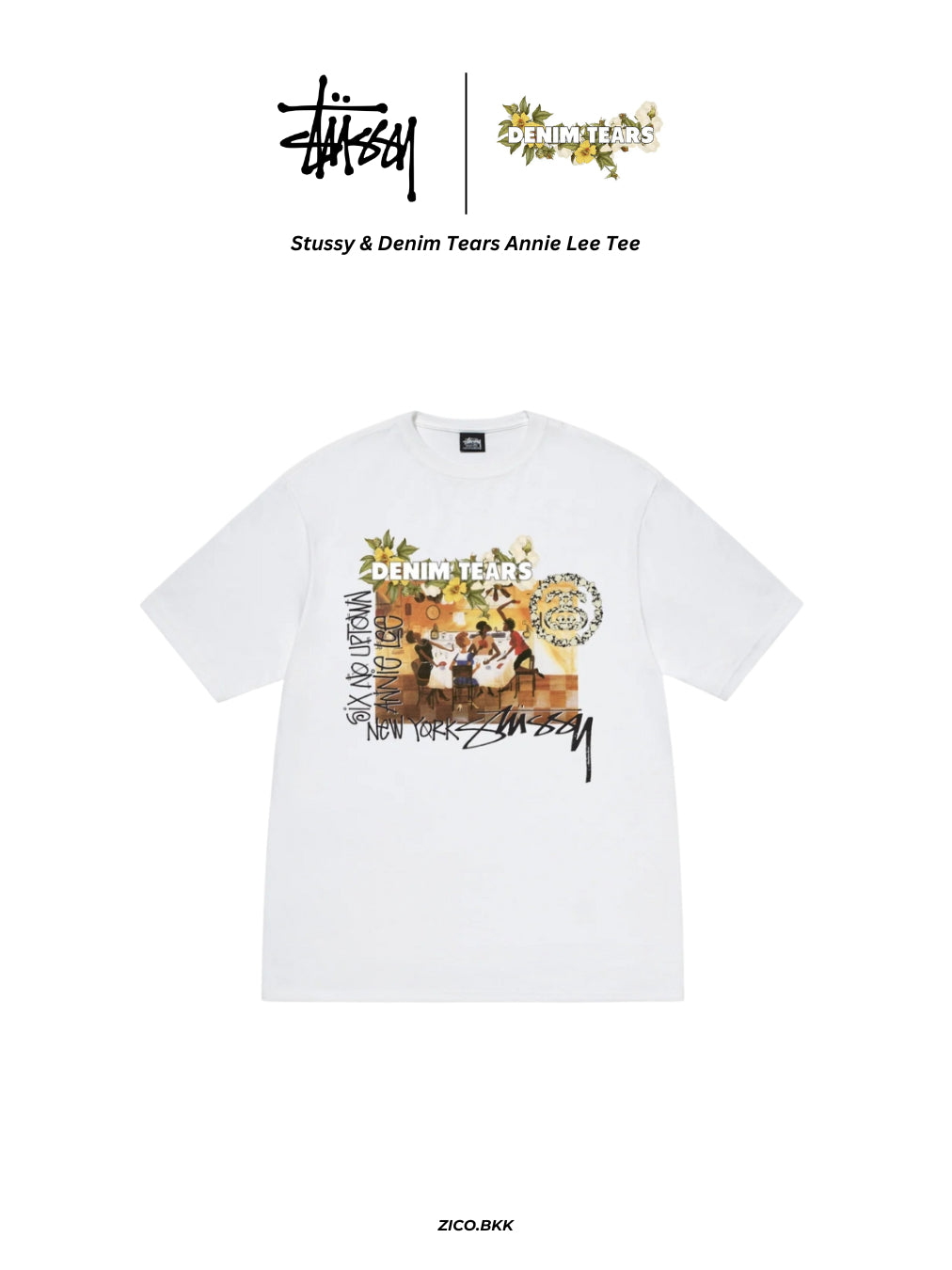 Stussy & Denim Tears Annie Lee Tee — ภาพสินค้า 1